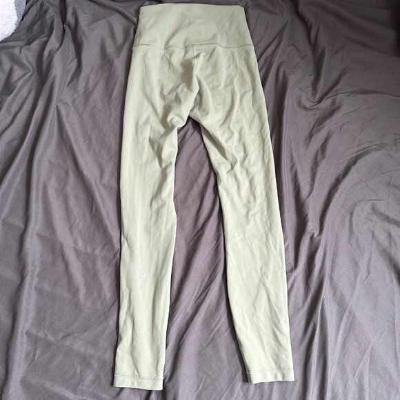 Lululemon Wunder Train High-Rise 25" Size 4  in Willow Green or Laurel Green - Picture 2 of 12